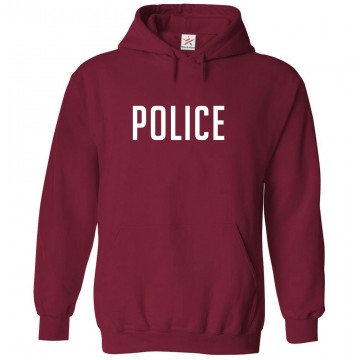 Police Classic Unisex Kids and Adults Pullover Hoodie
